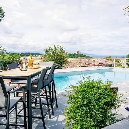 别墅 Sierra Keyweek With Pool And Amazing Views In 比亚里茨